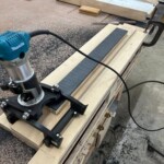 Radius routing jig