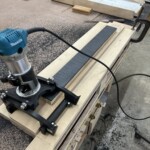 Radius routing jig