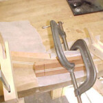 Scarf joint glue up